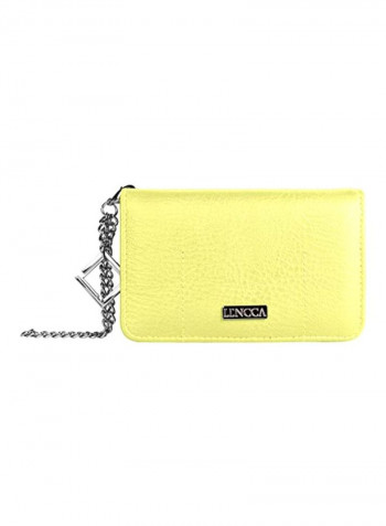 Wallet Carrying Case Yellow/Blue/Silver