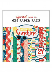 24-Piece Double Sided Paper Pad Set Green/Yellow/Red