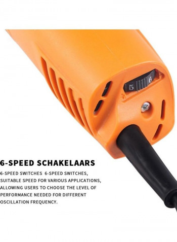 Multifunctional Electric Trimmer Cutter Set Orange/Silver/Black