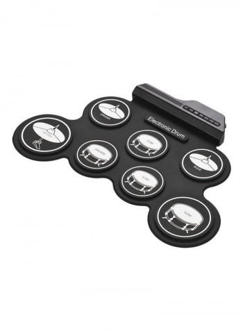 Portable Electronic Drum Digital USB 7 Pads Roll Up Drum Set