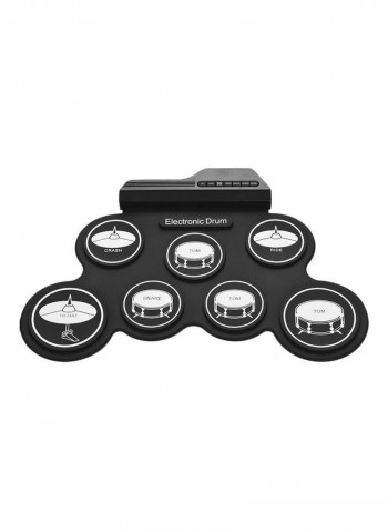 Portable Electronic Drum Digital USB 7 Pads Roll Up Drum Set
