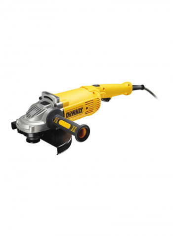 Angle Grinder With Lock On Switch Yellow/Black 484x112millimeter