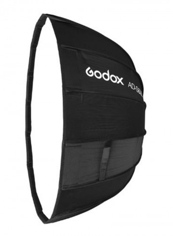 Deep Parabolic Reflector Umbrella Softbox Black/White