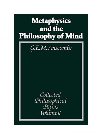 Metaphysics and the Philosophy of Mind: Collected Philosophical Papers, Volume 2 Paperback