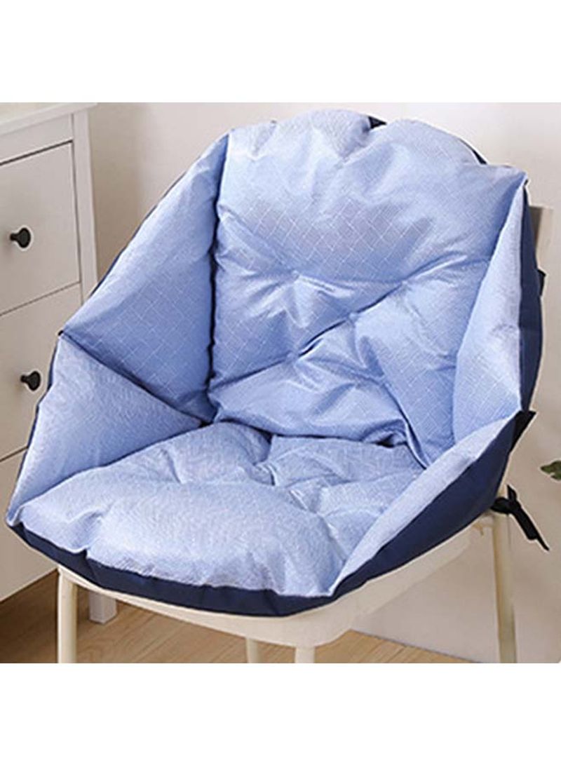 Comfortable Shell Nest Cushion Acrylic Blue 55x48centimeter