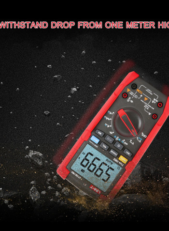 UNI-T True RMS Digital Multimeter Red 24.5 x 7 x 18cm
