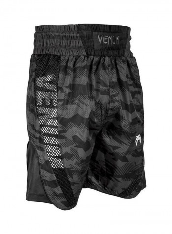 Elite Boxing Shorts Grey/Black