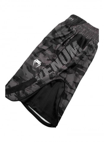 Elite Boxing Shorts Grey/Black