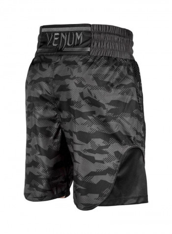 Elite Boxing Shorts Grey/Black