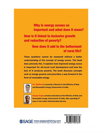 Achieving Universal Energy Access In India: Challenges And The Way Forward Hardcover