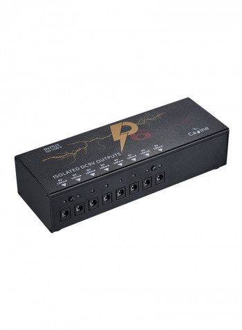 Caline P6 8 Isolated DC 9V Output Guitar Effect Power Supply Station With Short Circuit Protection - I2984EU, EU Plug