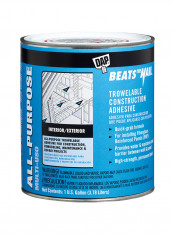 Beats The Nail Trowelable Construction Adhesive Tan 1gallon