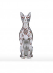 Egypt Sphinx Cat Resin Sculpture Silver reviews Egypt Sphinx Cat Resin Sculpture Silver