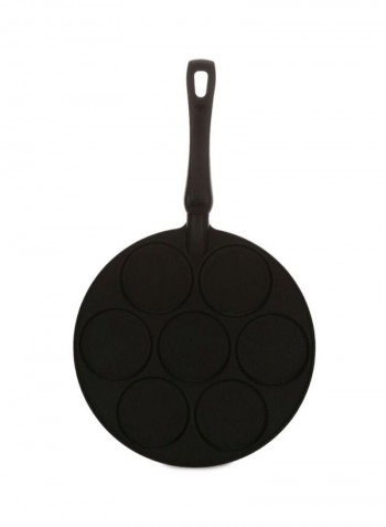 The Original Silver Dollar Aluminium Pancake Pan Black 3.13x3.13x0.25inch