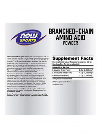 Branched Chain Amino Acid Powder