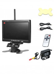 Wireless Wired Double Use Monitor Backup Camera With Accessory