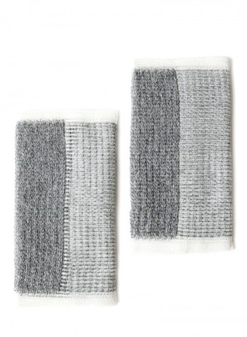 2-Piece Binchotan Charcoal Body Scrub Towel Set