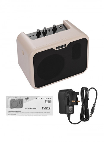 Portable Mini Amplifier Speaker With Power Adapter