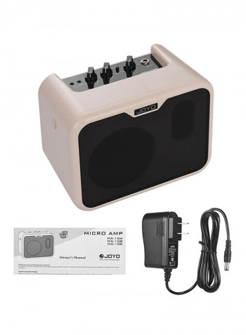 Portable Mini Amplifier Speaker With Power Adapter