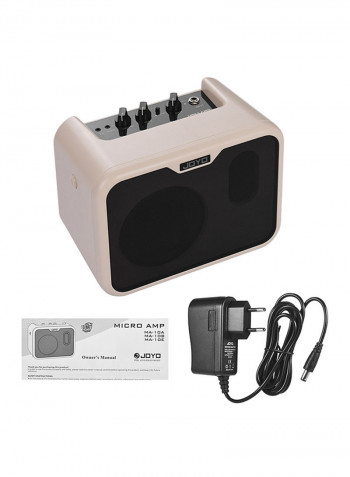 Portable Mini Amplifier Speaker With Power Adapter