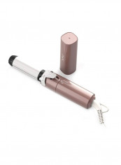 2-In-1 Hair Curling Iron And Straightener Pink/White