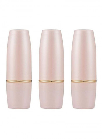 3-Piece Creamy Lipstick Red/Orange/Pink