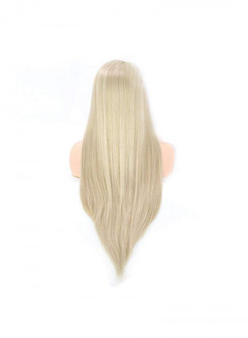 Silky Straight Lace Front Hair Wig Brown 22inch