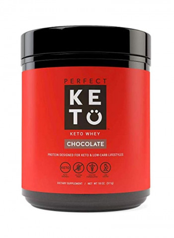Keto Whey Protein Dietary Supplement - Chocolate