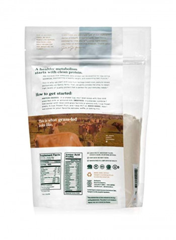 Organic Whey Protein Dietary Supplement