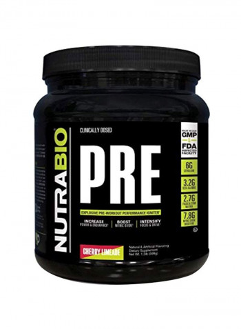 Pre Workout Dietary Supplement - Cherry Limeade