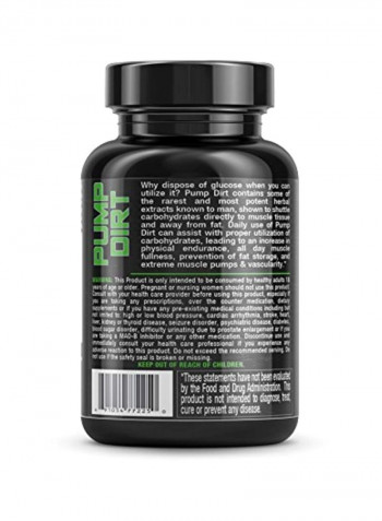 Pump Dirt Dietary Supplement - 30 Capsules