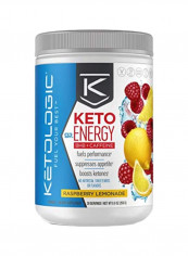 Keto Energy BHB Plus Caffeine Powder - Raspberry Lemonade
