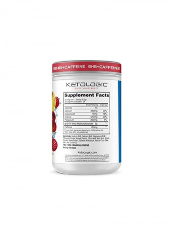 Keto Energy BHB Plus Caffeine Powder - Raspberry Lemonade