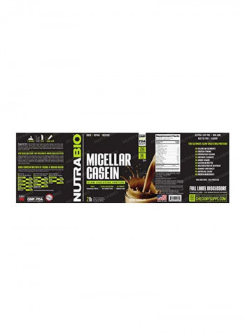 Micellar Casein Protein Powder Supplement - Chocolate
