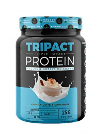 Tripact Protein Dietary Supplement - Vanilla Latte with Cinnamon