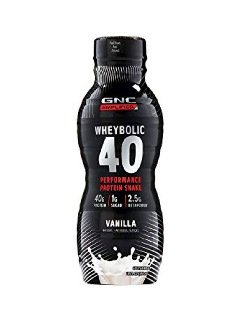 Pack Of 12 Wheybolic 40 Protein Supplement - Vanilla