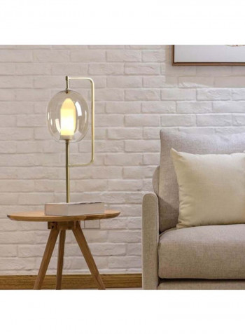 Decorative LED Table Lamp Gold/Clear
