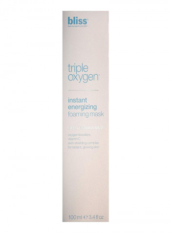 Triple Oxygen Instant Energizing Foaming Mask 100ml