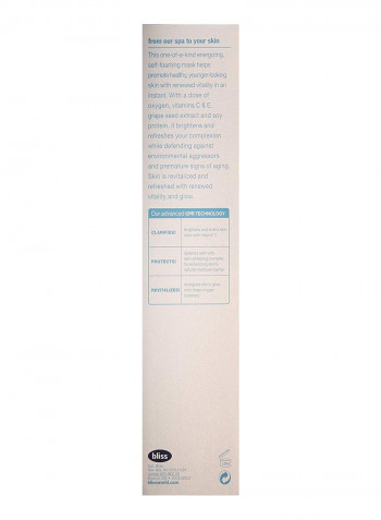 Triple Oxygen Instant Energizing Foaming Mask 100ml