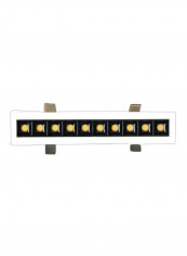 10-Head LED Downlight White 5.55x6x29.5centimeter