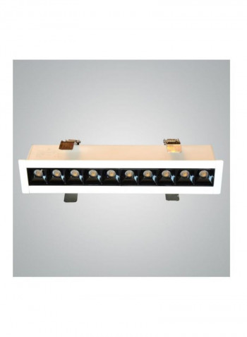10-Head LED Downlight White 5.55x6x29.5centimeter