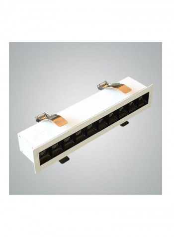 10-Head LED Downlight White 5.55x6x29.5centimeter