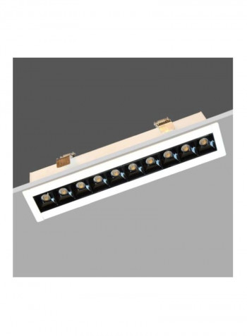 10-Head LED Downlight White 5.55x6x29.5centimeter