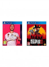 لعبة FIFA 20 + لعبة Red Dead Redemption II   - بلاي ستيشن 4 (PS4)