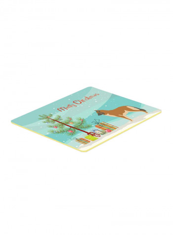 Belgian Tervuren Christmas Kitchen Mat Multicolour 14 x 19inch
