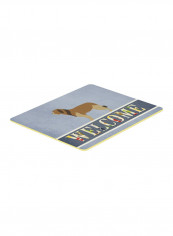 Catalan Sheepdog Welcome Kitchen Mat Multicolour 11 x 14inch