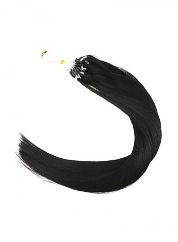 Micro Ring Hair Extension Black 16inch