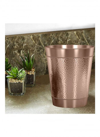 Copper Trash Can Brown