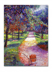 French Orchards Canvas Wall Art Multicolour 18 x 24inch
