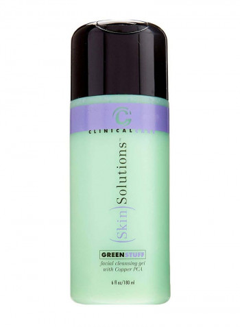 Green Stuff Facial Cleansing Gel Blue 6ounce